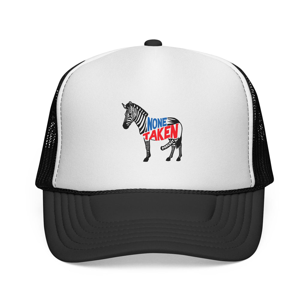 None Taken Full Zebra Trucker Cap