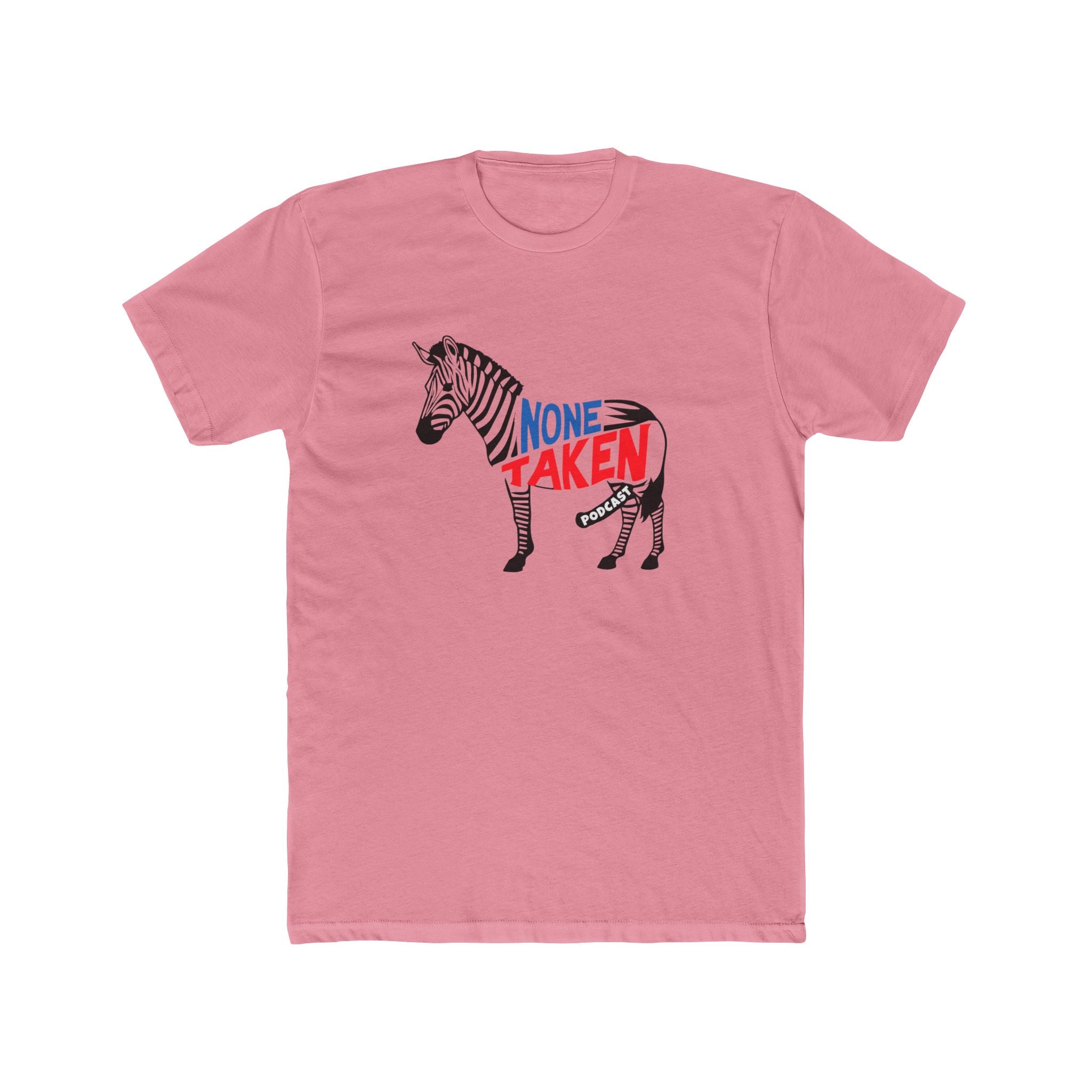 None Taken Zebra Tee | Political Animal Graphic T-Shirt, NTPNC Back Print