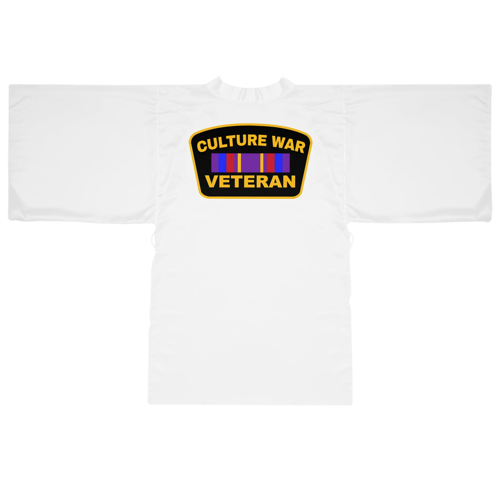 Zebra 'None Taken' Kimono Robe — Graphic Long Sleeve Lounge Wrap