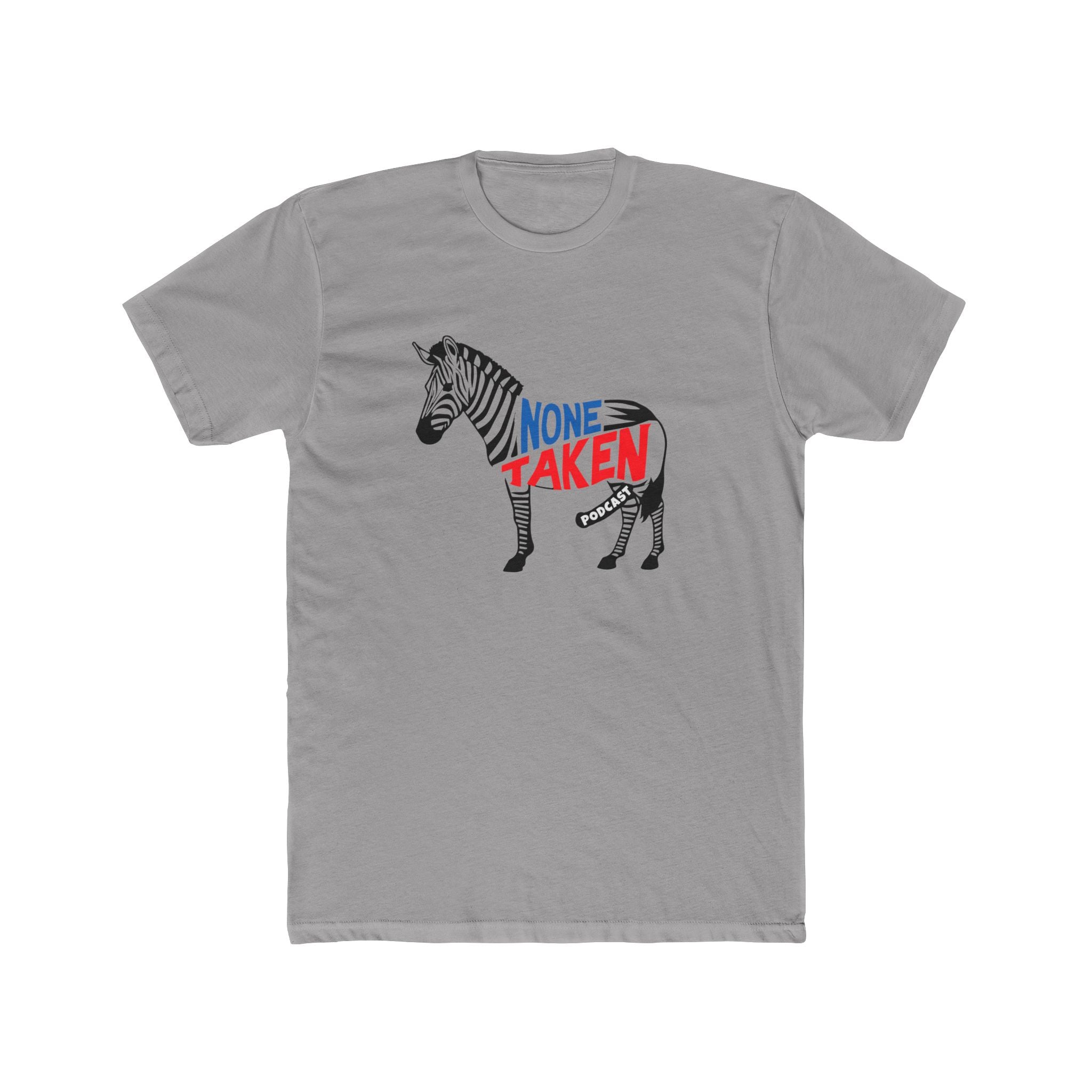 None Taken Zebra Tee | Political Animal Graphic T-Shirt, NTPNC Back Print