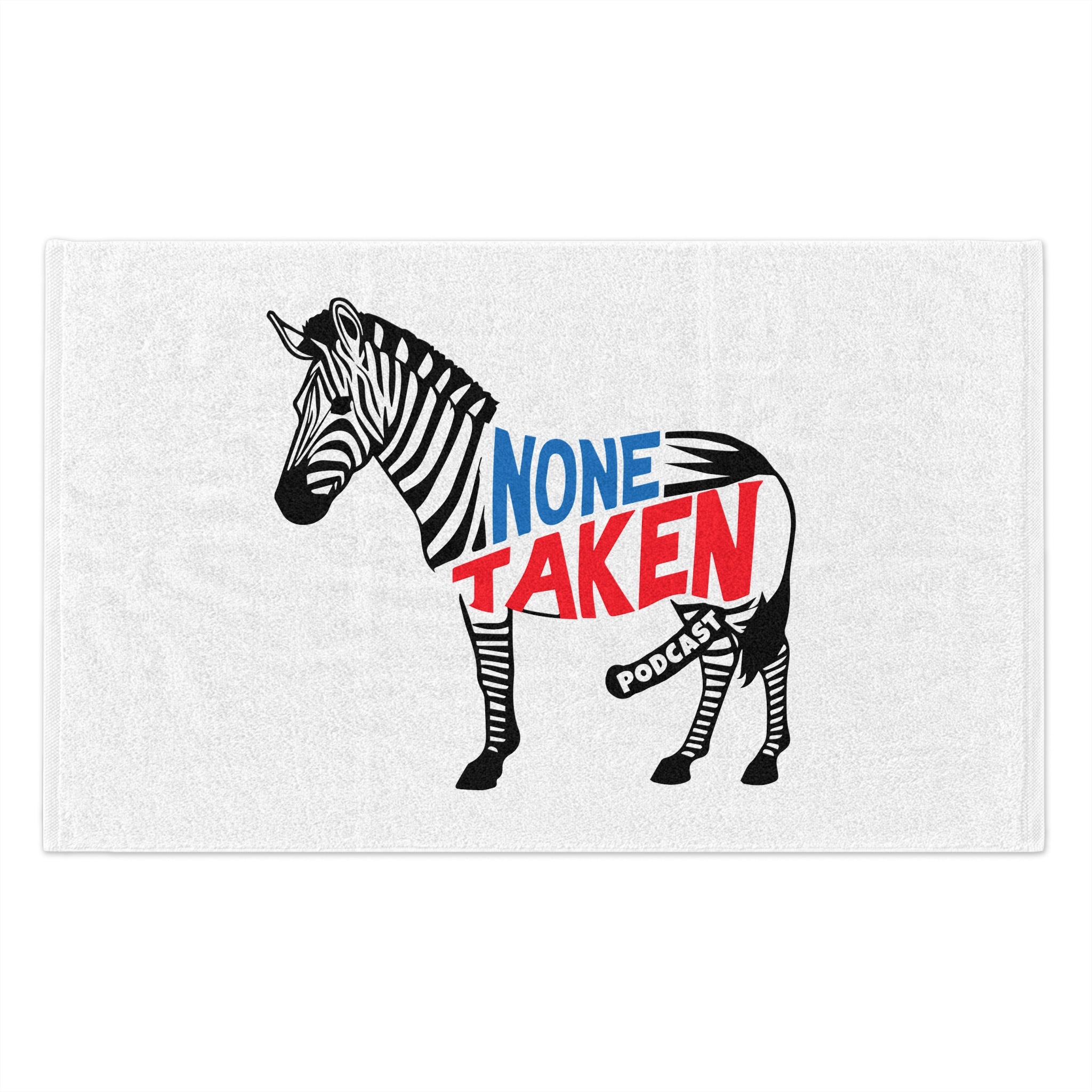 CUM TOWEL — 'None Taken' Zebra Towel (11x18)