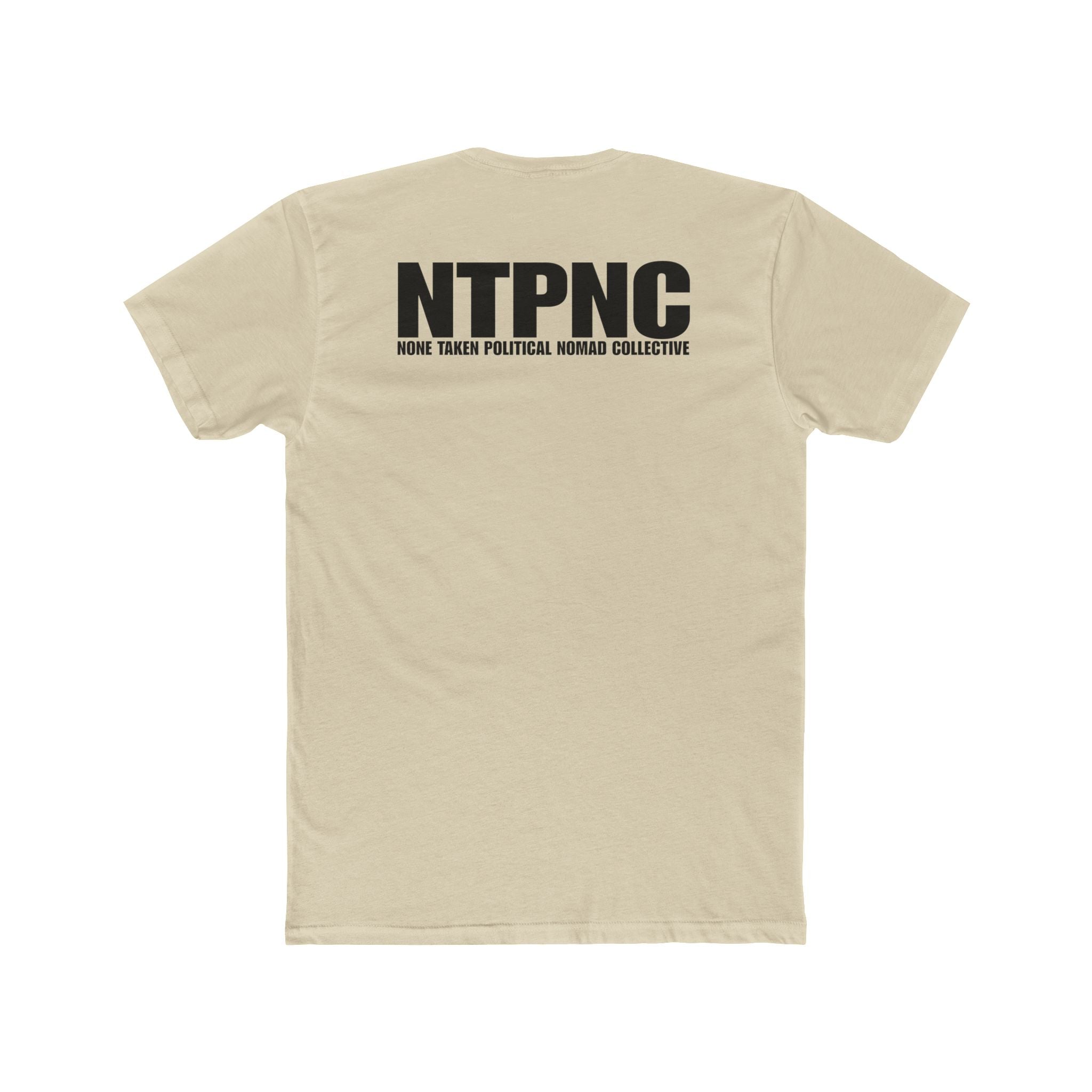 None Taken Zebra Tee | Political Animal Graphic T-Shirt, NTPNC Back Print