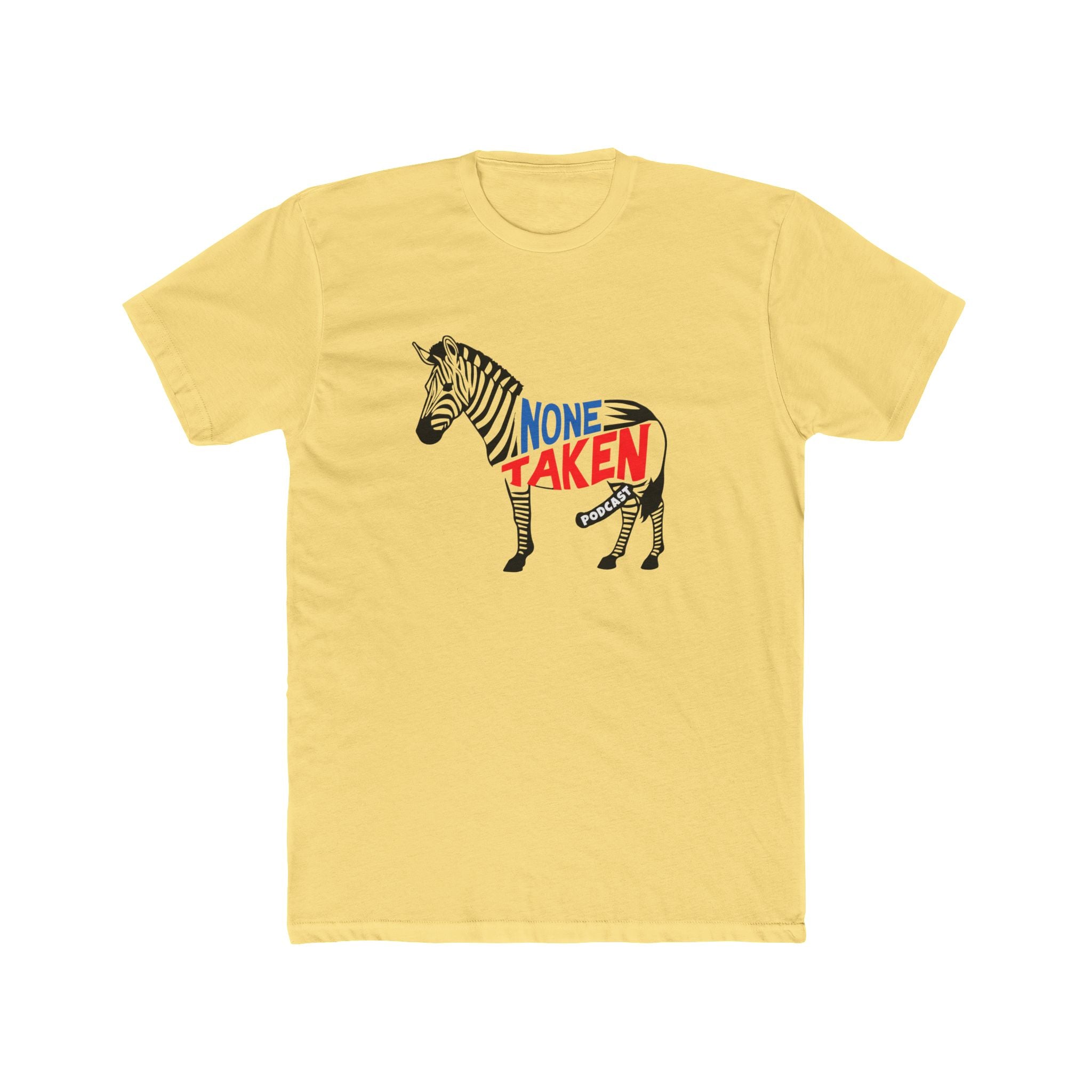 None Taken Zebra Tee | Political Animal Graphic T-Shirt, NTPNC Back Print