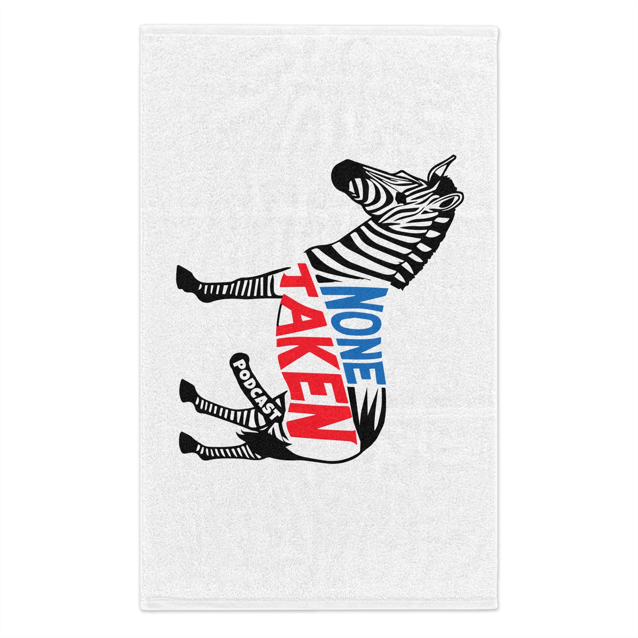 CUM TOWEL — 'None Taken' Zebra Towel (11x18)