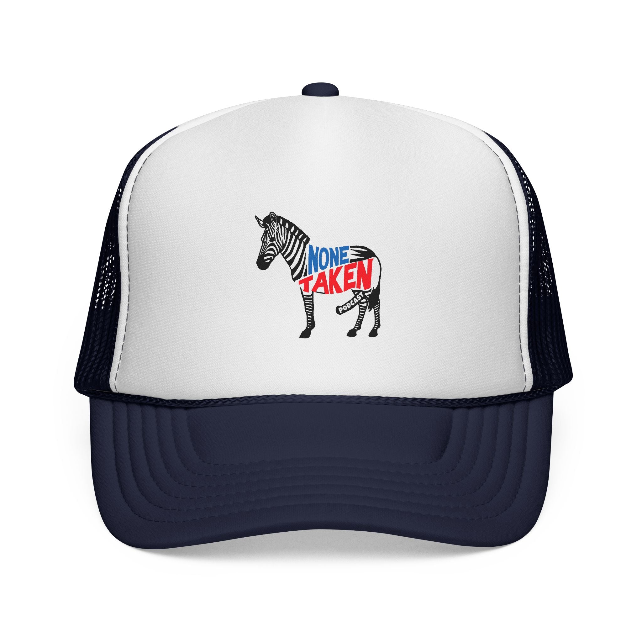 None Taken Full Zebra Trucker Cap