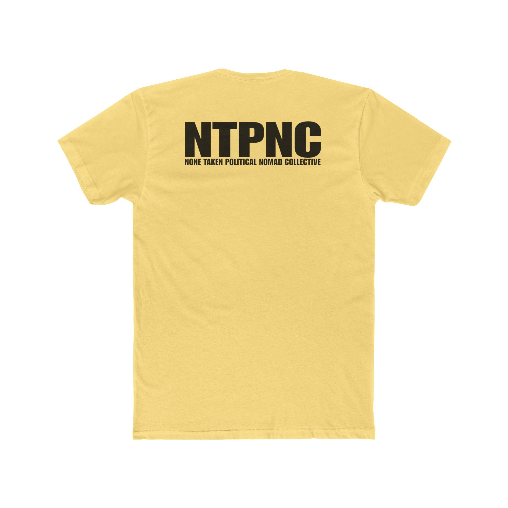 None Taken Zebra Tee | Political Animal Graphic T-Shirt, NTPNC Back Print
