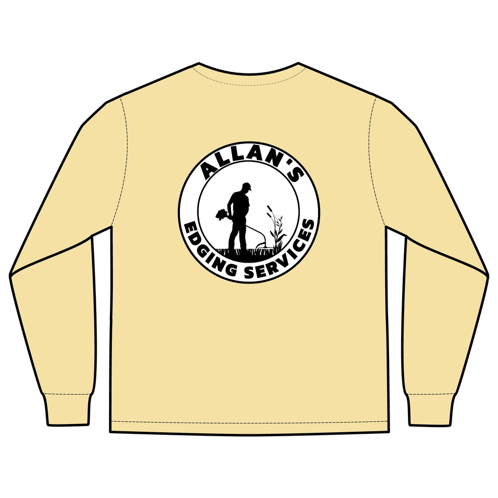 Allan's Edging Services Long Sleeve Pocket Tee