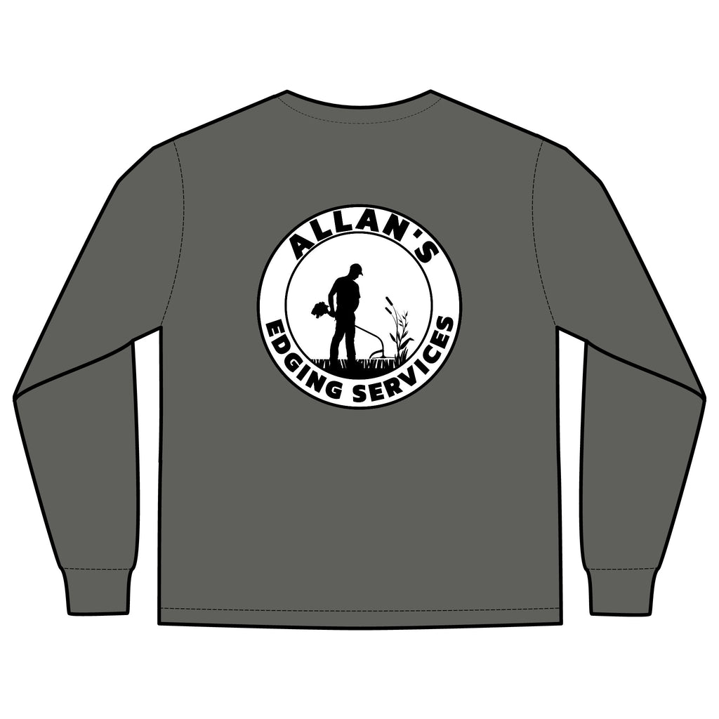 Allan's Edging Services Long Sleeve Pocket Tee