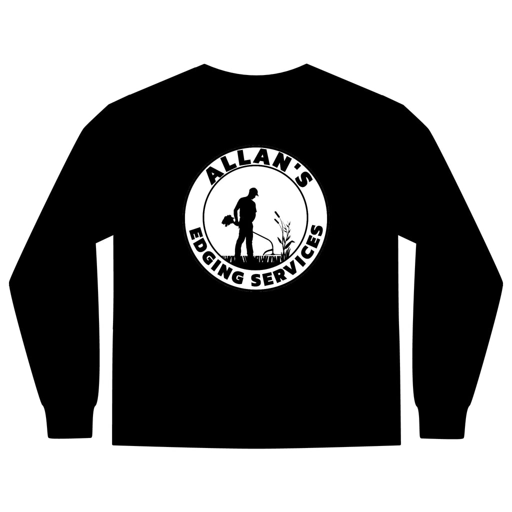 Allan's Edging Services Long Sleeve Pocket Tee