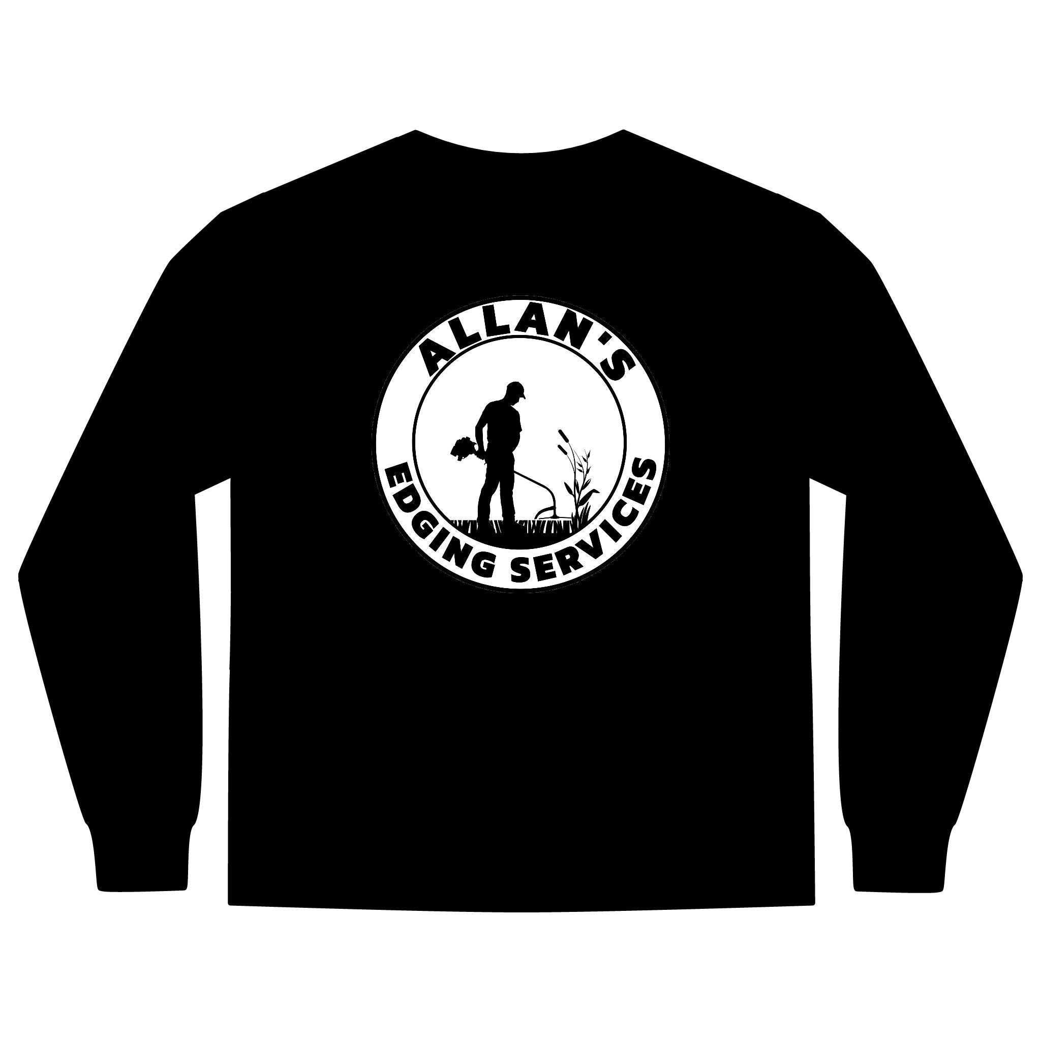 Allan's Edging Services Long Sleeve Pocket Tee