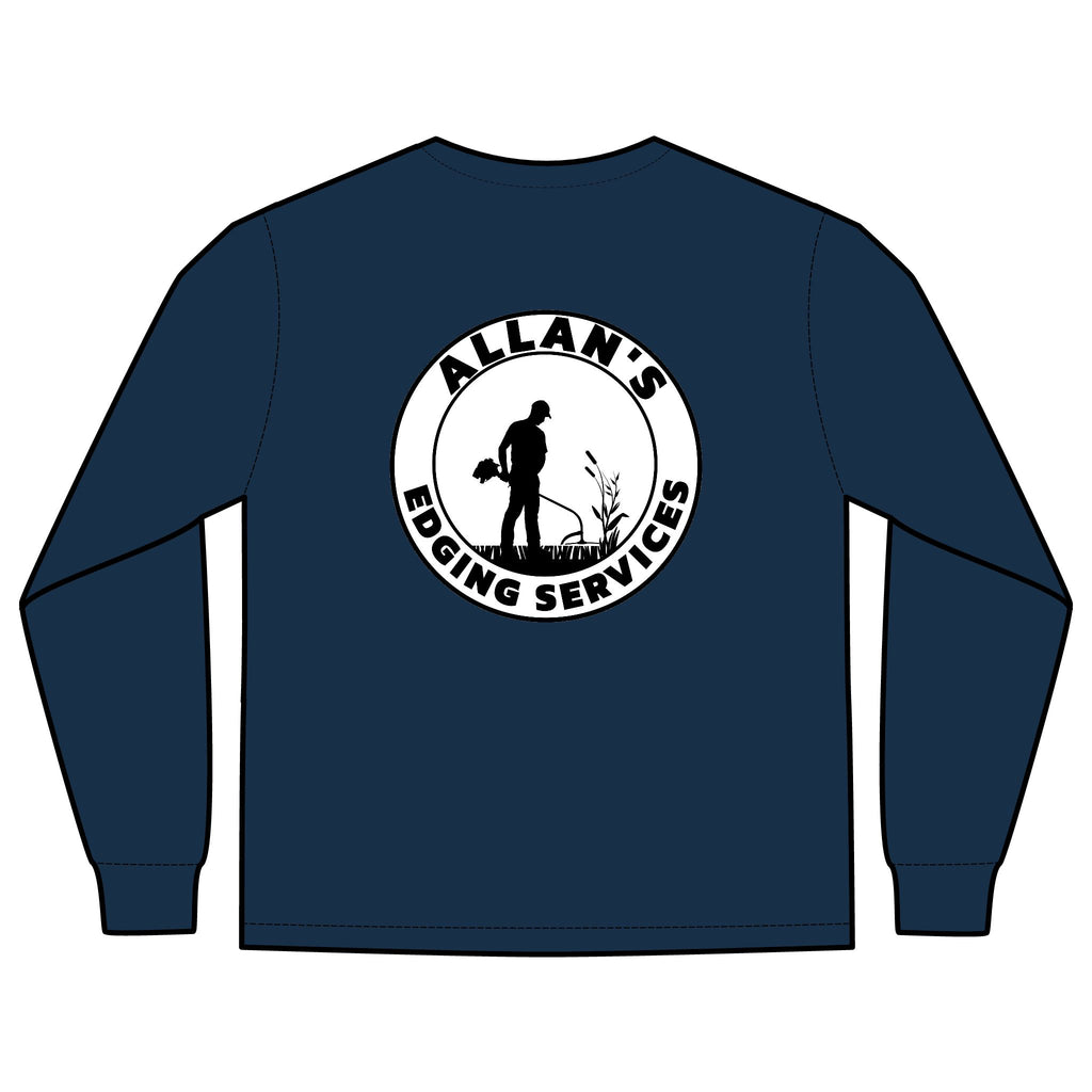 Allan's Edging Services Long Sleeve Pocket Tee