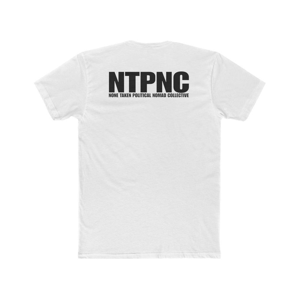 None Taken Zebra Tee | Political Animal Graphic T-Shirt, NTPNC Back Print