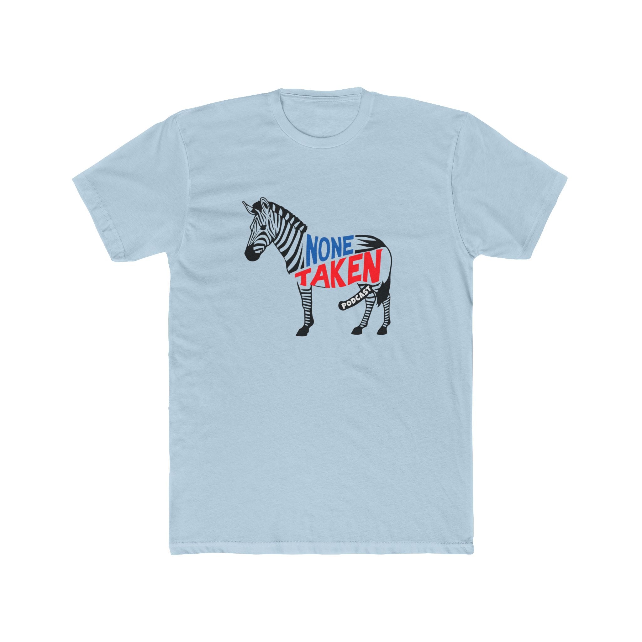 None Taken Zebra Tee | Political Animal Graphic T-Shirt, NTPNC Back Print